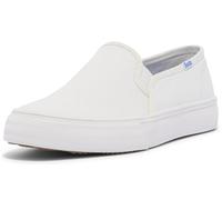 Keds Damen Double Decker Canvas Sneaker, White, 40 EU