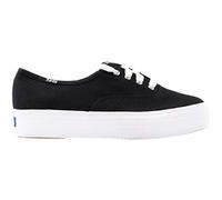 Keds Damen Triple Black Modische Sneaker, schwarz, 40 EU