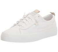 Keds Damen Kickback Canvas Slip on Sneaker, Weiss/opulenter Garten, 35.5 EU