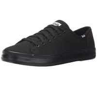Keds Damen Kickstart Seasonal Solid Sneaker, Schwarz Leinen, 36 EU