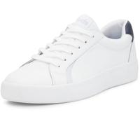Keds Damen Pursuit Lace Up Sneaker, Weiß/Blau Leder, 38 EU