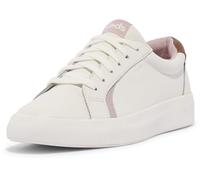 Keds Damen Pursuit Lace Up Sneaker, White/Cognac Leather, 37.5 EU