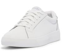 Keds Damen Pursuit Schnürschuh Sneaker, Weißes Leder, 39 EU