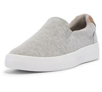 Keds Damen Pursuit Slip on Sneaker, Graues Jersey, 44 EU Weit