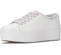Keds Damen-Sneaker Triple Up Fashion, Weiß/Rosa/Blaues Leder, 39 EU