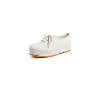 Keds Damen The Platform Lug Lace Up Sneaker, Weiße Ösen, 39 EU