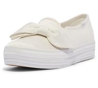 Keds Damen Triple Decker Sneaker, White Bow Celebrations, 38 EU