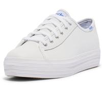 Keds Damen Triple Leather Laufschuhe, Weiß(WEISS), 39 EU