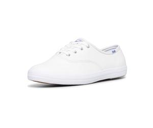 Keds Kickstart Lea. White/Blue, Damen Sneaker, Weiß (White), 41 EU (7.5 UK)