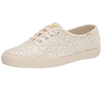 Keds Women's Champion Glitter Sneaker, Cream, 7