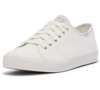 Keds Women's Kickstart Lace Up Sneaker, Snow White, 6.5 M US