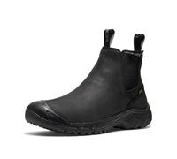 KEEN Anchorage 4 Waterproof Pull-on Durable Insulated Schneestiefel für Herren, Schwarz/Schwarz, 44.5 EU