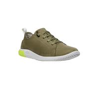 Keen Barfuß-Leder-Sneakers "KNX Lace" in Oliv - Größe 34 | Kindersneakers