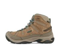 KEEN Damen Circadia Mid Waterproof Wanderstiefel, Toasted Coconut/North Atlantic, 37 EU