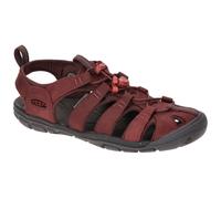 KEEN Damen CLEARWATER CNX LEATHER Sandale WEIN/ROTE DAHLIE 36