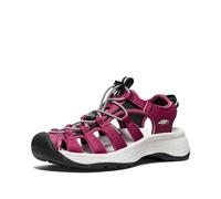 KEEN Damen Astoria West Sandale, Beaujolais Star White, 35.5 EU