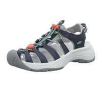 KEEN Damen Astoria West Sandalen, Navy Beveled Glass, 38.5 EU