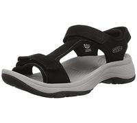 KEEN Damen Astoria West T-Riemen Sandale, Schwarzes Leder, 40 EU