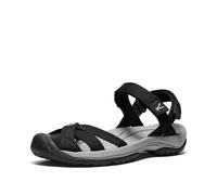 KEEN Damen Bali Strap Closed Toe Breathable Adjustable Comfortable Quick Dry Sandalen, Schwarze Legierung, 43 EU