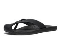 KEEN Damen Barbados Atmungsaktive Bequeme Sandalen Zehenschutz Flip-Flops, Schwarz/Stahlgrau, 37.5 EU