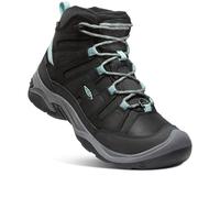 KEEN Damen Trekkingstiefel Circadia Mid Polar W (1026760) Schwarz/Cloud Blue Größe 37,5 EU