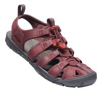 Keen Damen Clearwater CNX Leather Sandale (Größe 40.5, rot)