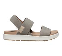 Keen Damen Sandalen Elle Backstrap Keilsandale Grau (Brindle/Birch) Gr. 37