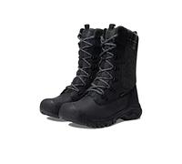 KEEN Damen Greta Tall Boot Waterproof Schneestiefel, Black/Black Plaid, 37 EU