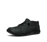 KEEN Damen Knx Mid Top Leder Flexibel Bequem Chukka Boots, Schwarz/Schwarz, 36 EU