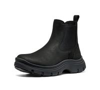 KEEN Damen Kosa Chelsea Klassischer Plateau-Stil, bequemer Schlupfschuh, Schwarz/Schwarz, 38 EU
