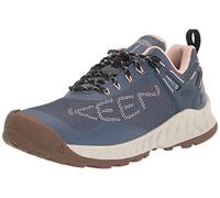 KEEN Damen Nxis Evo Waterproof Wanderschuh, Vintage Indigo Peachy, 37.5 EU