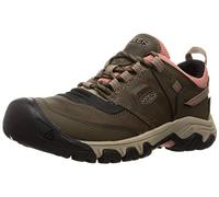 KEEN Damen Ridge Flex Waterproof Wanderstiefel, Timberwolf/Brick Dust, 35.5 EU