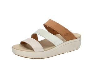 Keen Damen Sandale ELLECITY SLIDE 1027269 39.5 Natural Leather/Clearly Aqua