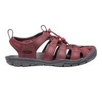 KEEN Damen CLEARWATER CNX LEATHER Sandale WEIN/ROTE DAHLIE 37.5