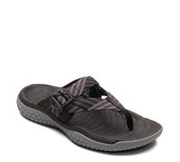 KEEN Damen Solr Toe Post Flip Flop Water Wasserschuh, Schwarz/Stahlgrau, 36 EU