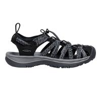 KEEN Damen Trekkingsandale WHISPER W-BLACK/STEEL GREY (1028815) 37 ½ BLACK/STEEL GREY