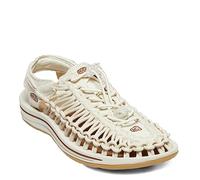 Sandale KEEN "UNEEK CANVAS", Damen, Gr. 39, beige (natural canvas, birch), Textil, Schuhe Sandale (61220305-39) natural canvas, birch