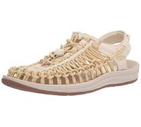 KEEN Damen Uneek Classic Two Cord Sandale, Gold/Birch, 35 EU