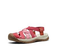 Sandale KEEN "WHISPER LATTICE", Damen, Gr. 41, rosa (garnet, burnt brick), Textil, Schuhe Sandale, waschbar und stoßdämpfend (44306131-41) garnet, burnt brick