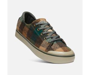 Keen - Elsa III Sneaker W - brown plaid/climbing ivy - Größe 40 - Damensneaker mit Wolle