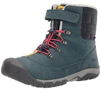 KEEN Greta Boot Waterproof Schneestiefel, Blue Coral/Pink Peacock, 34 EU