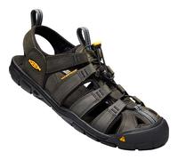 Keen Herren Clearwater CNX Leather Sandale (Größe 42.5, schwarz)