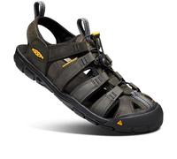 KEEN Herren CLEARWATER CNX LEATHER Sandale MAGNET/SCHWARZ 47.5