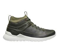 KEEN Herren Highland Leather Mid Height Causal Sneaker, Green Lake/Silver Birch, 44.5 EU
