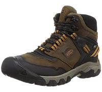 KEEN Herren Ridge Flex Mid Waterproof Wanderstiefel, Bison/Golden Brown, 43 EU