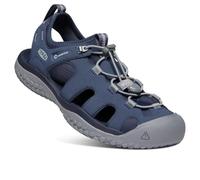 KEEN Herren Solr Sandalen, Navy/Steel Grey, 44 EU