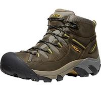 KEEN Herren Targhee 2 Mid Waterproof Wanderstiefel, Black Olive/Yellow, 46 EU