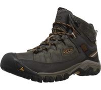 KEEN Herren Targhee 3 Mid Waterproof Wanderstiefel, Schwarzes Olive Goldbraun, 47.5 EU Weit