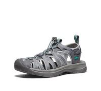 KEEN Damen Sandalen Whisper – Medium Grey/Peacock Green – Größe 37