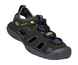 KEEN Herren Trekkingsandale SOLR SANDAL M-BLACK/GOLD (1022246) 44 ½ BLACK/GOLD